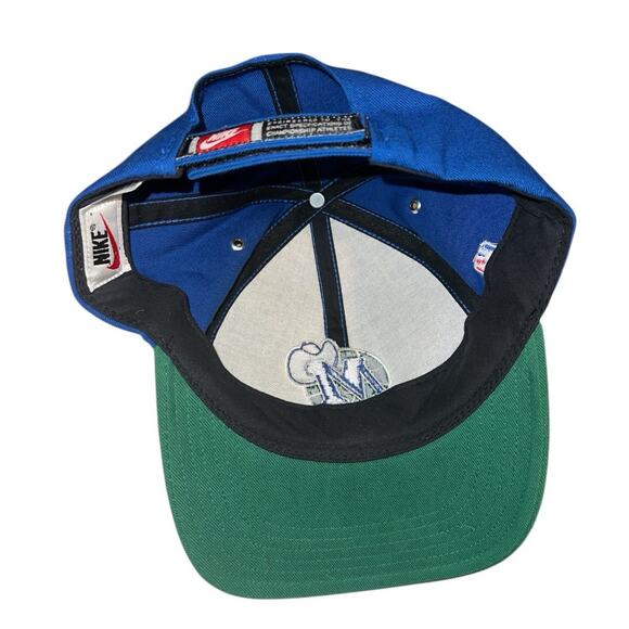 Crispy Rare Nike Dallas Mavericks Hat 90s VTG Taiwan NBA Hook & Loop Closure‎ - Picture 5 of 15